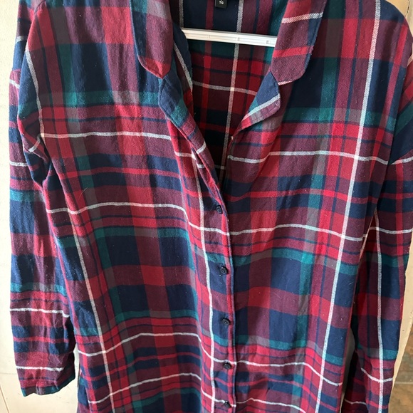 Reitmans Multicolor Plaid Shirt XL - Picture 2 of 4
